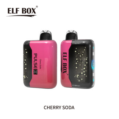 ELF BOX Pulse X 15000 25000 Puffs Disposable E Cigarettes Double Mode Dual Mesh Coil LED Display 0% 2% 3% 5% 18ml Prefilled Pod 650mah Rechargeable Battery Puff 15k 25k Pen