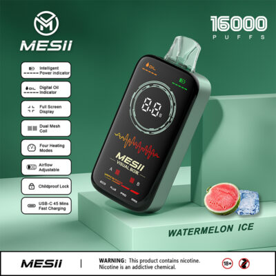 MESII 16000 16k Puffs 0% 2% 3% 5% Nicotine Double Taste LCD Display Disposable Vape PUFF 30k - Image 3