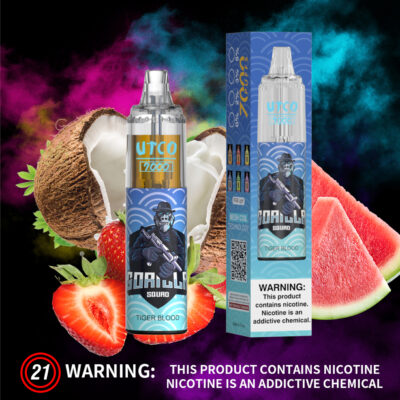 UTCO Tornado 7000 Puff Disposables Vapes Pen Electronic Cigarettes 14ml Pod RGB Light Puffs 7K Vaper - Image 3