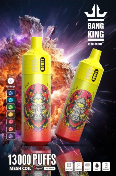 Original Bang king 13000 13K Puffs 650mAh 23ml Prefilled Pod With Battery Disposable E Cigarettes Vaper bang king - Image 4