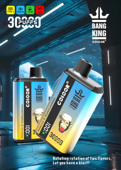 Bang king 30000 Puffs Disposable Vape Dual Pod Dual Flavors Puff 30k - Image 7