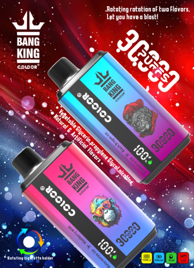 Bang king 30000 Puffs Disposable Vape Dual Pod Dual Flavors Puff 30k - Image 6