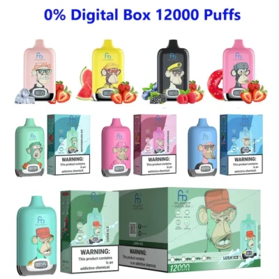 RandM Digital Box 12000 puffs 12k LED Display Disposable E Cigarettes Fumot 12k vape 12000 Vaper - Image 2