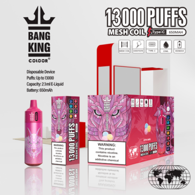 Original Bang king 13000 13K Puffs 650mAh 23ml Prefilled Pod With Battery Disposable E Cigarettes Vaper bang king - Image 2