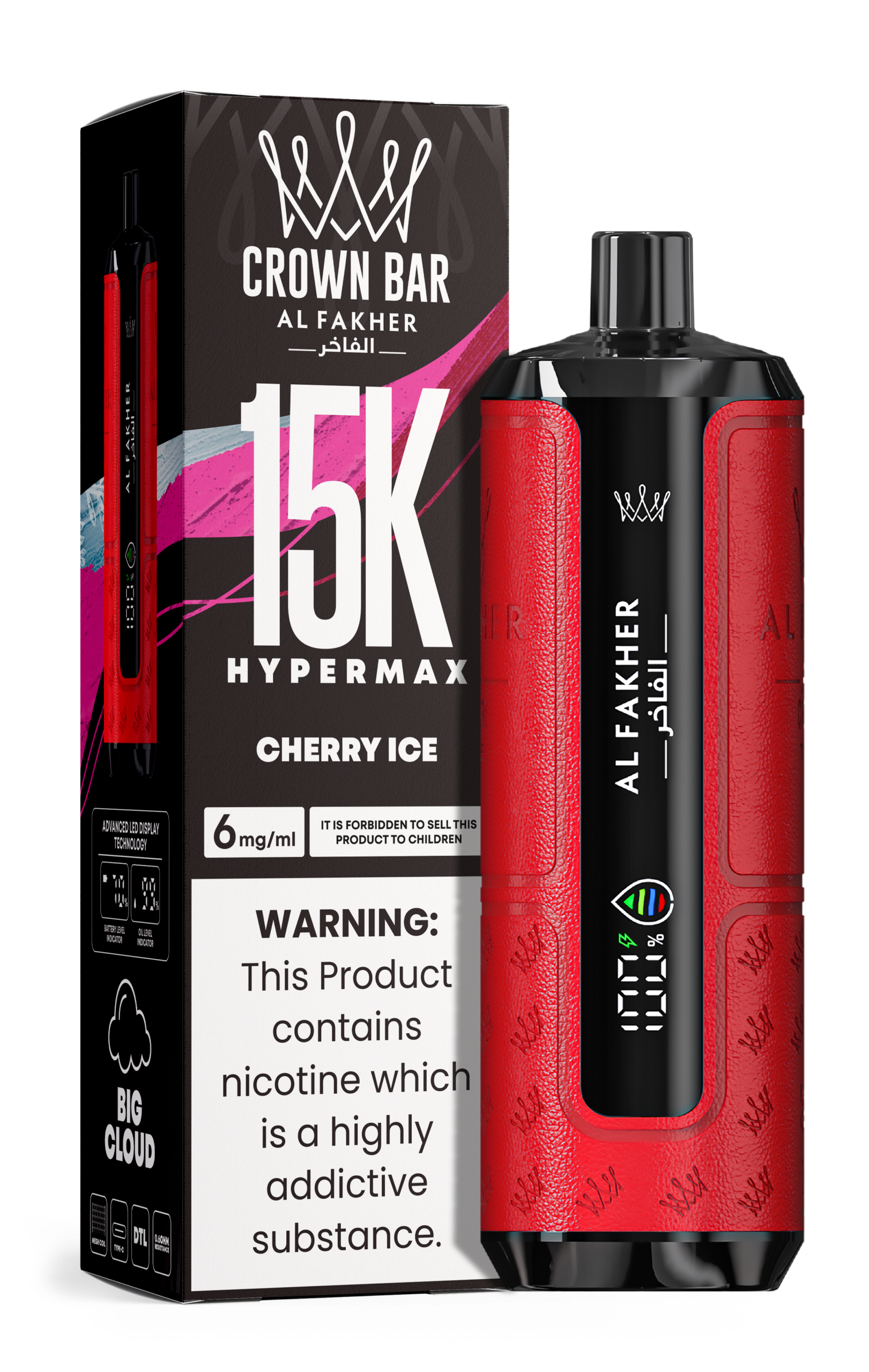 CHERRY ICE Al Fakher 15000 Pro Dual Mode 15k - Image 4