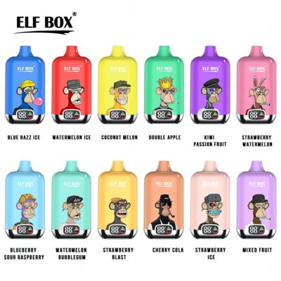 ELF box digital 12000 puffs LED display Disposable Sigaretta Elettronica Vape 12k Puff - Image 3