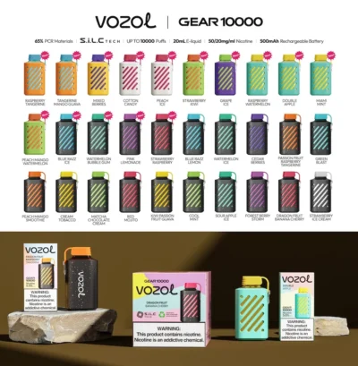 Vozol Gear Power 10000 Puffs disposable vape e cigarettes 20ML 20 flavors puff 10k vape stores what is vape - Image 3