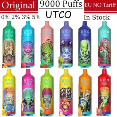 Original UTCO Tornado Puff 9k Vapes Disposable Rechargeable 850mAh Vaper Desechables Puff 9000 Pro