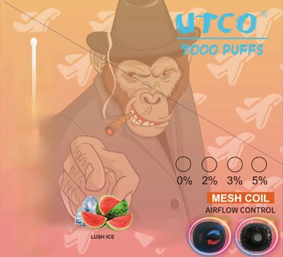 UTCO Tornado 7000 Puff Disposables Vapes Pen Electronic Cigarettes 14ml Pod RGB Light Puffs 7K Vaper - Image 7