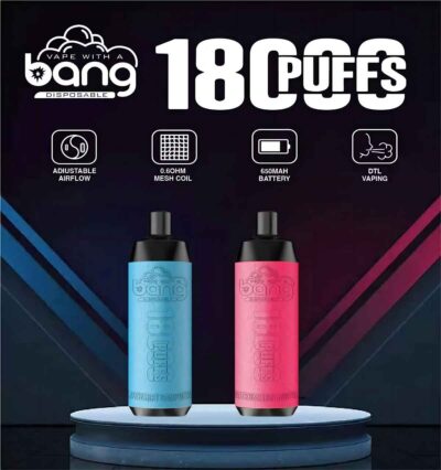 Bang 18k Puffs Crown Bar moq 10pcs Leather Disposable Vape Pen sigarette elettroniche VAPER puff 18000