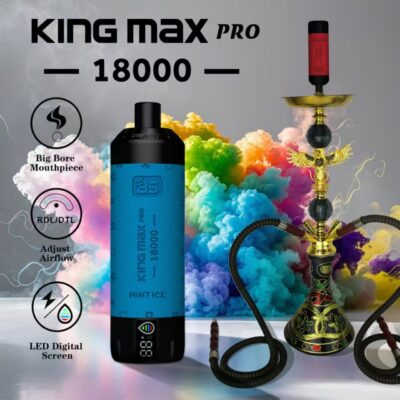 king max pro 18K Puffs Arting Vape Bar E-Cigarettes 24ml with Full Screen Display Wholesale Disposable Vape Shop puff 18000 puff 18k