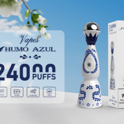 HUMO AZUL 24000 Tequila vape Tequila bottle packaging Puffs 2% 3% 5% Nicotine Rechargeable Disposable vapes Pod agave Puff 24k Tequila puff