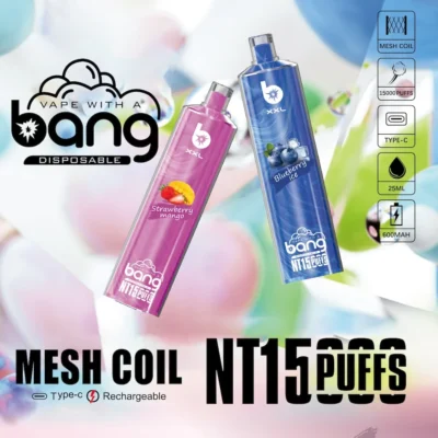 Original Bang xxl 15000 Puffs Disposable Vape Electronic Cigarette Puff 15k Vaper e cigarettes