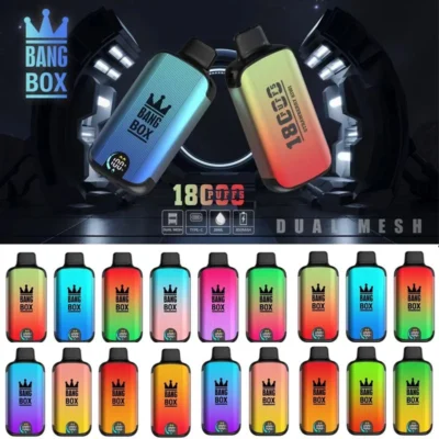 Bang Box 18000 Puff 18k Disposable Vapes Pen E Cigarette Vaporizer Recharge Mesh Coil Vape Pen