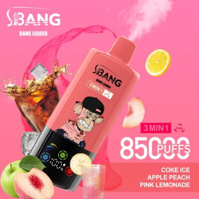 Authentic Bang leader Vaper puff 85k Disposable Vape Mesh Coil Vaper Desechables Puff 85000k Tornado - Image 3