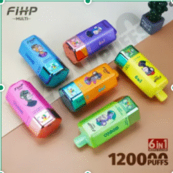 FIHP 120000  6in1  Multiple Flavors puff 120k