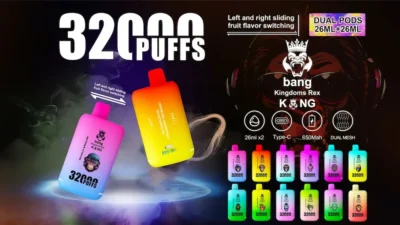 Bang kingdoms 32000 Puffs Vape Dual Pod dual flavors Disposable Electronic Cigarettes Puff 32k - Image 3