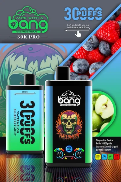 Bang 30k Puffs PRO Dual Flavor Disposable Vape with 36ml Liquid Capacity - Image 2