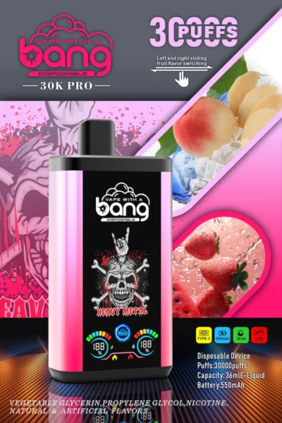 Bang 30k Puffs PRO Dual Flavor Disposable Vape with 36ml Liquid Capacity - Image 5