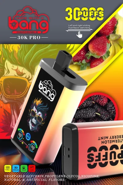 Bang 30k Puffs PRO Dual Flavor Disposable Vape with 36ml Liquid Capacity - Image 4