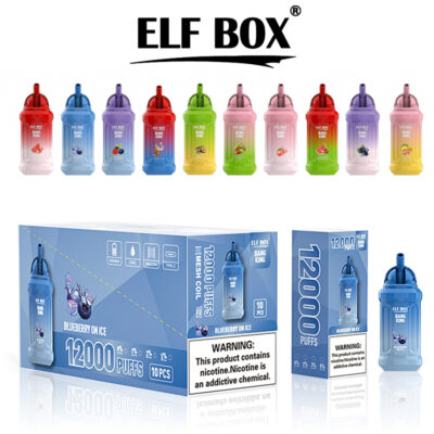 elf box 12000 Puffs 0% 2% 3% 5% Nicotine Rechargeable Disposable Vape Puff 12K bang king 12k - Image 2