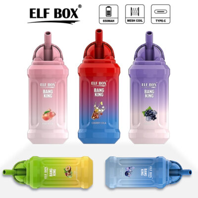 elf box 12000 Puffs 0% 2% 3% 5% Nicotine Rechargeable Disposable Vape Puff 12K bang king 12k - Image 3