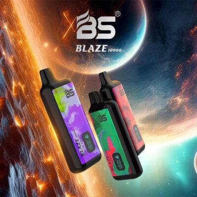 BS BLAZE 10K puff vapes disposable puff E-Zigaretten 18ml dual pod 0.8 Ohm Mesh Coil 0 % 2 % 3 % 5 % 650 mAh Bettery Puffs 10k