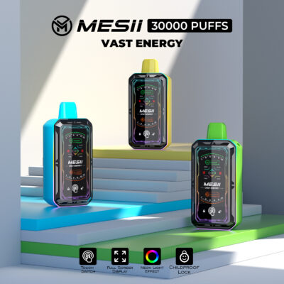 MESII 30000 30k Puffs 0% 2% 3% 5% Nicotine Double Taste LCD Display Disposable Vape PUFF 30k - Image 5