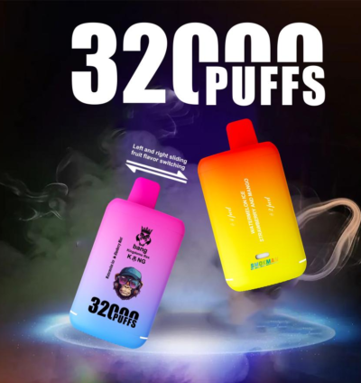 Bang kingdoms 32000 Puffs Vape Dual Pod dual flavors Disposable Electronic Cigarettes Puff 32k