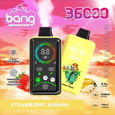 bang puff 36000 disposable vapes Rechargeable E Cigarettes Mesh Coil 36ML E-liquid puff 36k vaper 0%2%3%5% LED color light vaper puff 36k - Image 3