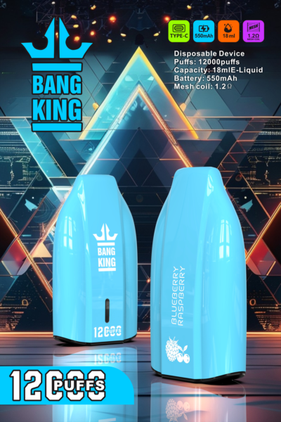 Bang king 12k Puffs Disposable E cigarettes Vape Pod Device 650mAh Battery 18ml Prefilled Cartridge Stick puff 12000 tornado - Image 10