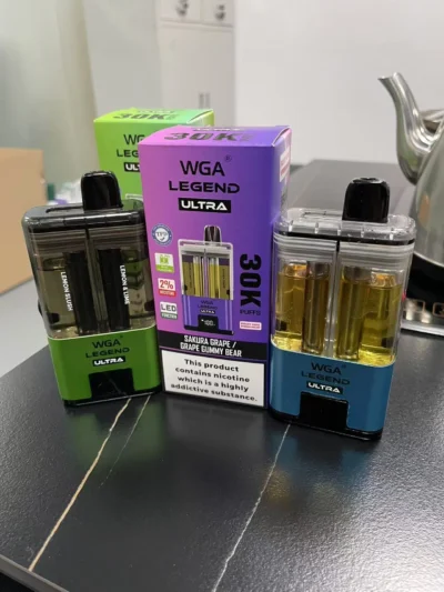 WGA Legend Ultra 30000 Refillable Vape TPD Compliant WGA 30k Puff - Image 5