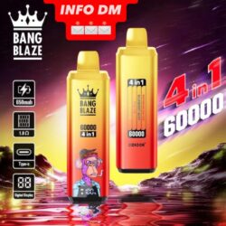 Bang Blaze 60000 PUFF 60K 4 Flavors In 1 Disposable Vape