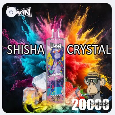 Uwin  SHISHA HOOKAH Crystal 20000  puff 20k - Image 3