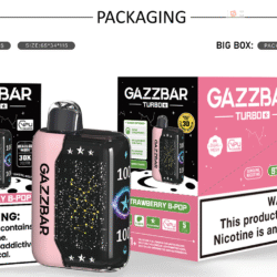 gazz bar  TURB0 30K/15K puffs 2% 5%