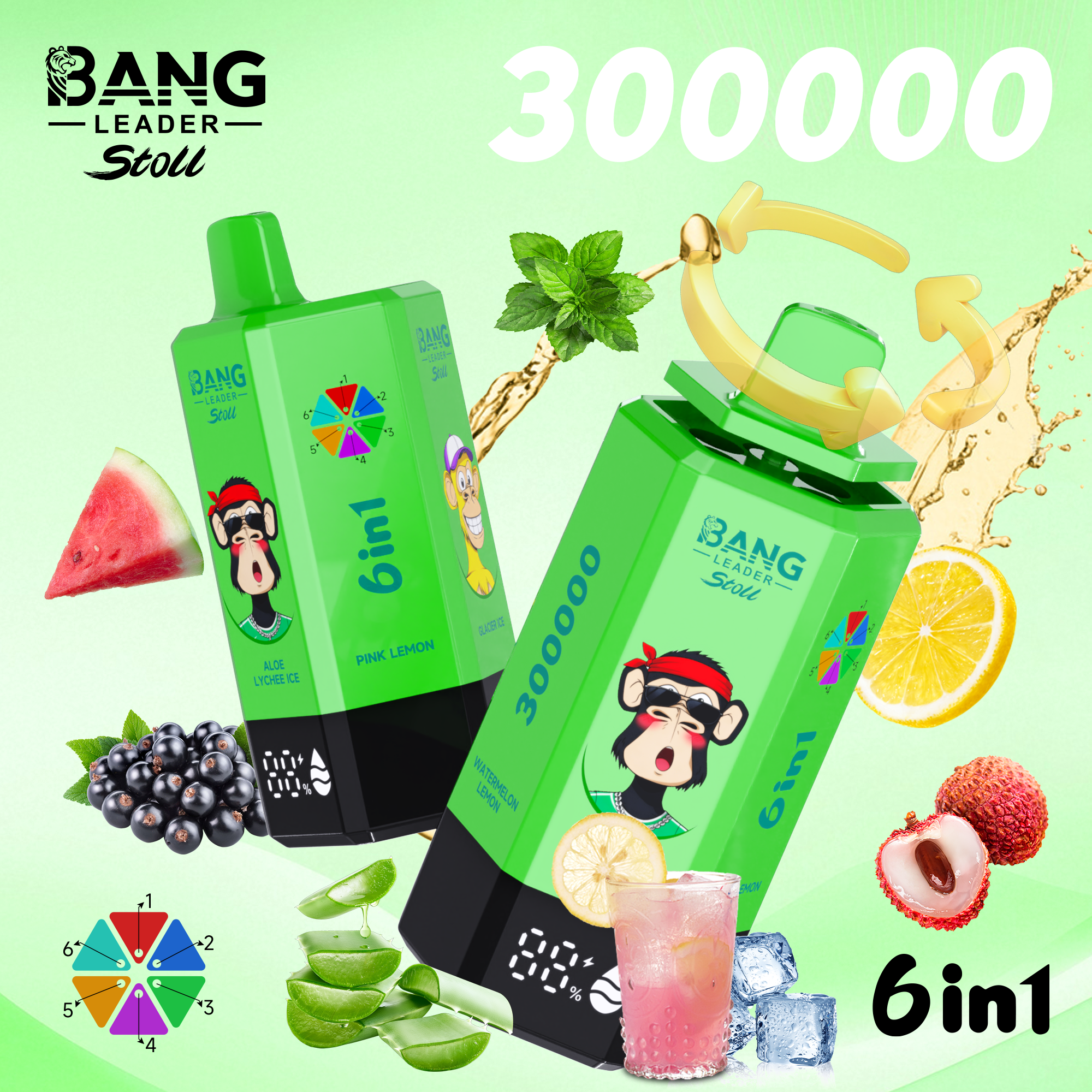 bang leader 300k puff 300k