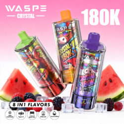 waspe 180k waspe 8 in 1 crystal 180000puffs
