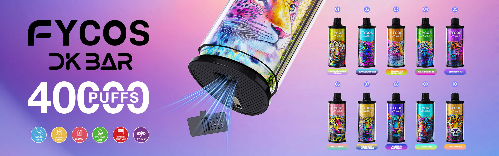 FYCOS 40000 puff 40k fycos 40000