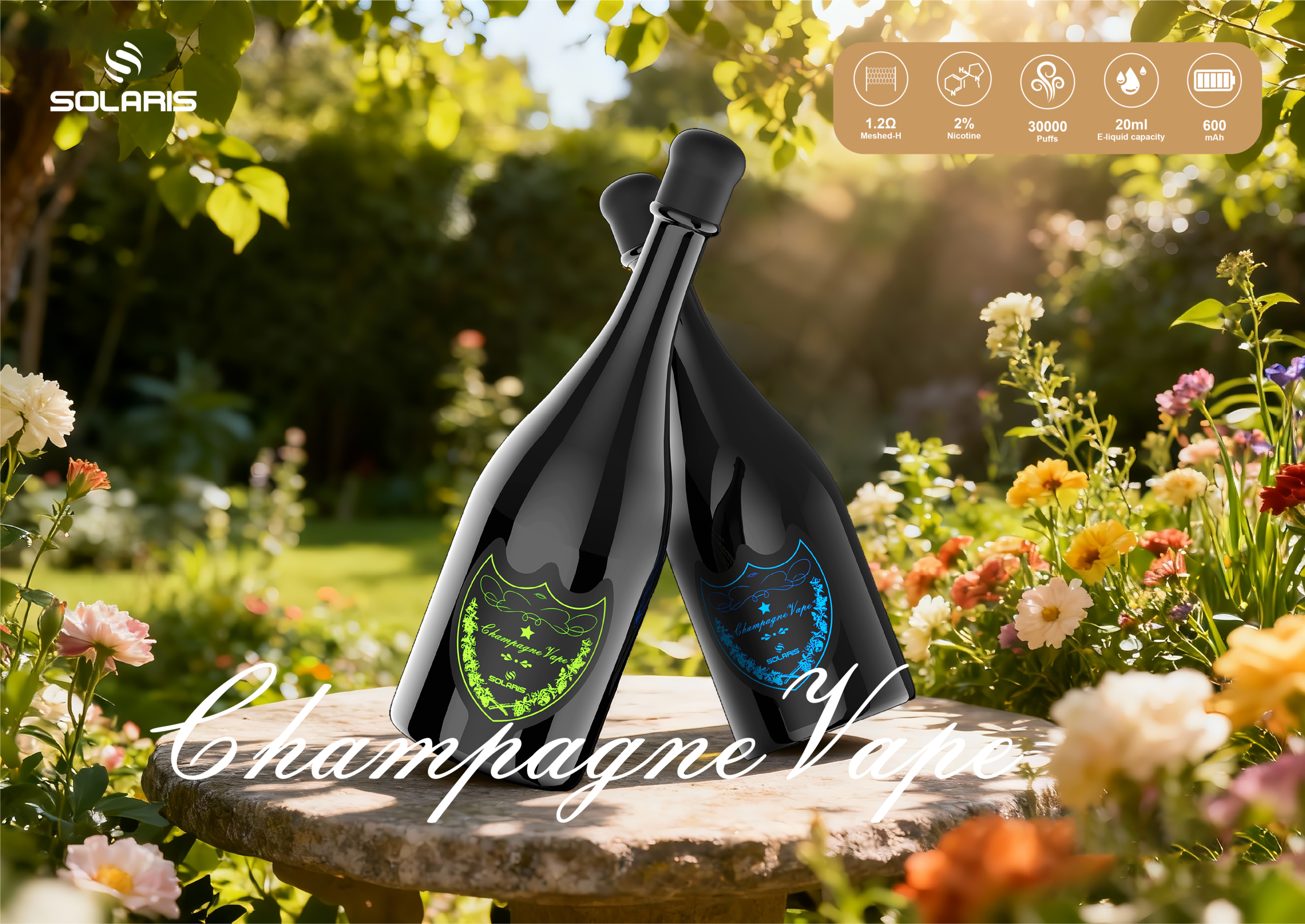 new solaris champagne 30000 puffs 30k disposable vape
