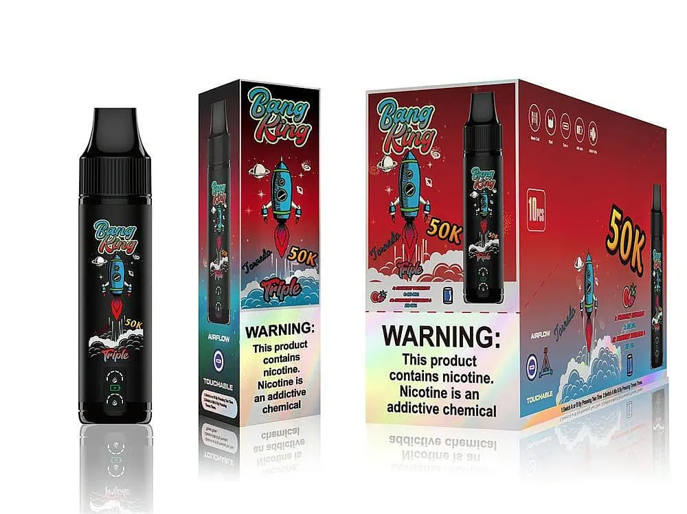 Bang King Triple 50k 50000 Puff Vape Bangking – Rechargeable 3 In 1 Flavors 35mL Original Rechargeable Disposable Vape auto draft